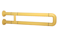 Поручень неоткидной двухопорный с антибактериальным покрытием (желтый) - fgospostavki.ru - Белово