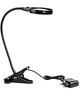 Лупа настольная на прищепке с подсветкой (5х) - fgospostavki.ru - Белово