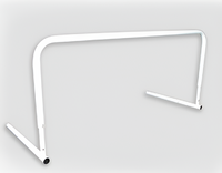 Барьер тренировочный регулируемой высоты (кнопочный фиксатор) - fgospostavki.ru - Белово