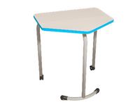 Стол мобильный модульный трапециевидный FLEXY с антивандальной кромкой - fgospostavki.ru - Белово