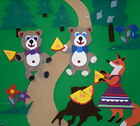 Пособие для слабовидящих детей - Театр-сказка "Два жадных медвежонка" - fgospostavki.ru - Белово