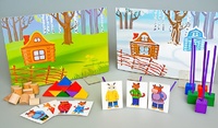 Игровой набор Фребеля "Заюшкина избушка" (серия "Сказочный мир". Выпуск 1) - fgospostavki.ru - Белово