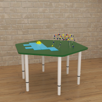 Игровой стол для развития мелкой моторики Маленькие горки - fgospostavki.ru - Белово