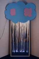 Зеркальное панно с фиброоптическими нитями «Разноцветный дождь» - fgospostavki.ru - Белово