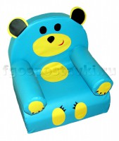 Кресло "Мишка" ВИК с подлокотниками и аппликацией - fgospostavki.ru - Белово