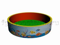 Бассейн круглый с шелкографией - fgospostavki.ru - Белово