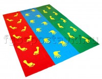 Детский мат "Следочки, ладошки, пяточки, цыпочки" - fgospostavki.ru - Белово