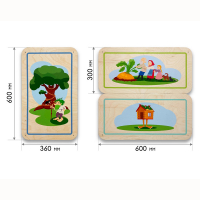 Набор стеновых панелей «Мир сказки - У Лукоморья» - fgospostavki.ru - Белово