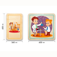 Набор стеновых панелей «Мои увлечения - Весёлые эксперименты» - fgospostavki.ru - Белово