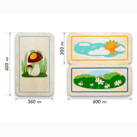 Набор стеновых панелей «Природа нашего края - Прогулка» - fgospostavki.ru - Белово