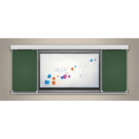 Многофункциональная раздвижная система аудиторных досок 75'' - fgospostavki.ru - Белово