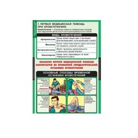 Комплект таблиц. ОБЖ. Правила оказания первой медицинской помощи - fgospostavki.ru - Белово