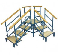 Лестница для упражнений в ходьбе (натуральный бук) - fgospostavki.ru - Белово