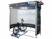 Интерактивный велотренажер "Пилот-2" на основе системы виртуальной реальности (панорамный экран с углом обзора 210 градусов) - fgospostavki.ru - Белово