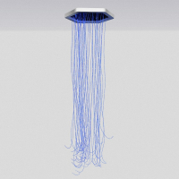 Потолочная светодиодная панель с фиброоптическим душем - fgospostavki.ru - Белово