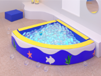 Бассейн угловой сухой бескаркасный - fgospostavki.ru - Белово