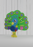 Бизиборд «Радостный павлин» - fgospostavki.ru - Белово