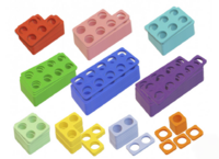 Нумирошка. Набор цветных пластиковых форм 100 шт. по методике Нумикон - fgospostavki.ru - Белово