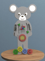 Бизиборд «Серая мышка» - fgospostavki.ru - Белово