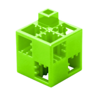 Кубик-основание желто-зеленый 20х20 Artec - fgospostavki.ru - Белово