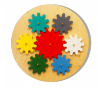 Бизиборд «Цветные шестеренки» - fgospostavki.ru - Белово