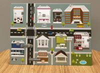 Настенная панель «Городские улицы» - fgospostavki.ru - Белово