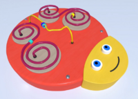 Настенный игровой элемент в виде головы гусеницы - fgospostavki.ru - Белово