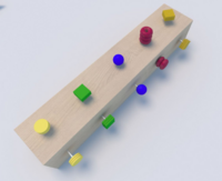 Развивающая панель «Винтовые цветочки » - fgospostavki.ru - Белово