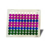 Тактильно-развивающая панель «Цветные фигурки» - fgospostavki.ru - Белово