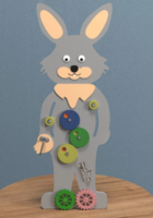 Бизиборд «Пасхальный кролик» - fgospostavki.ru - Белово