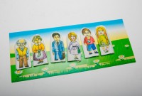 Набор пальчиковых кукол "Семья" 6 штук - fgospostavki.ru - Белово