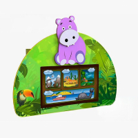 Сенсорный настенный коррекционно-развивающий комплекс Бегемотик - fgospostavki.ru - Белово