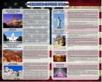 Стенд "Достопримечательности США" Вариант 2 - fgospostavki.ru - Белово