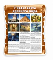 Стенд "Семь чудес света" - fgospostavki.ru - Белово