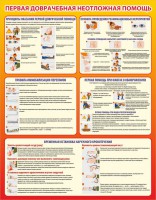 Стенд "Первая доврачебная неотложная помощь" - fgospostavki.ru - Белово