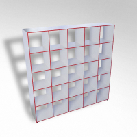 Шкаф открытый многосекционный ТР25 ЛДСП - fgospostavki.ru - Белово