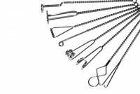 Логопедические массажные зонды на витых ручках с колечком (по Новиковой Е.В.). Комплект из 8 зондов - fgospostavki.ru - Белово