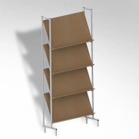 Стеллаж на металлокаркасе демонстрационный - fgospostavki.ru - Белово