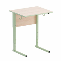 Стол ученический регулируемый (одноместный) на прямоугольной трубе - fgospostavki.ru - Белово