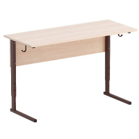 Стол ученический двухместный регулируемый (прямоугольная труба) - fgospostavki.ru - Белово