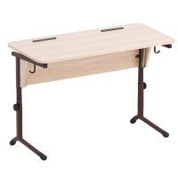 Стол ученический двухместный с наклоном столешницы (0-24°) на плоскоовальной трубе - fgospostavki.ru - Белово