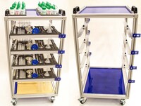 Мобильная стойка для хранения наборов ГИА по химии - fgospostavki.ru - Белово