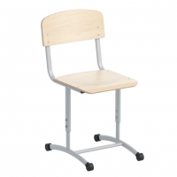 Стул ученический регулируемый на плоскоовальной трубе - fgospostavki.ru - Белово