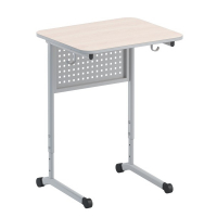 Стол ученический одноместный с перфорированной панелью - fgospostavki.ru - Белово