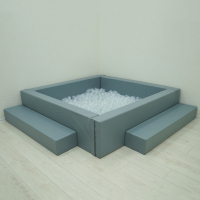 Сухой бассейн с шариками и RGB-подсветкой 140х140 см - fgospostavki.ru - Белово