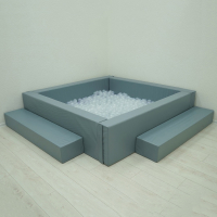 Сухой бассейн с шариками и RGB-подсветкой 190х190 см - fgospostavki.ru - Белово