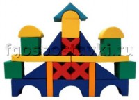 Мягкий модуль-конструктор "Терем" (23 элемента) - fgospostavki.ru - Белово