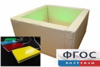 Сухой бассейн интерактивный с клавишами управления (150х150х66 сантиметров) - fgospostavki.ru - Белово