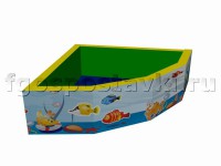Бассейн угловой с шелкографией - fgospostavki.ru - Белово