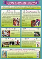 Стенд "История светской культуры" Вариант 2 - fgospostavki.ru - Белово